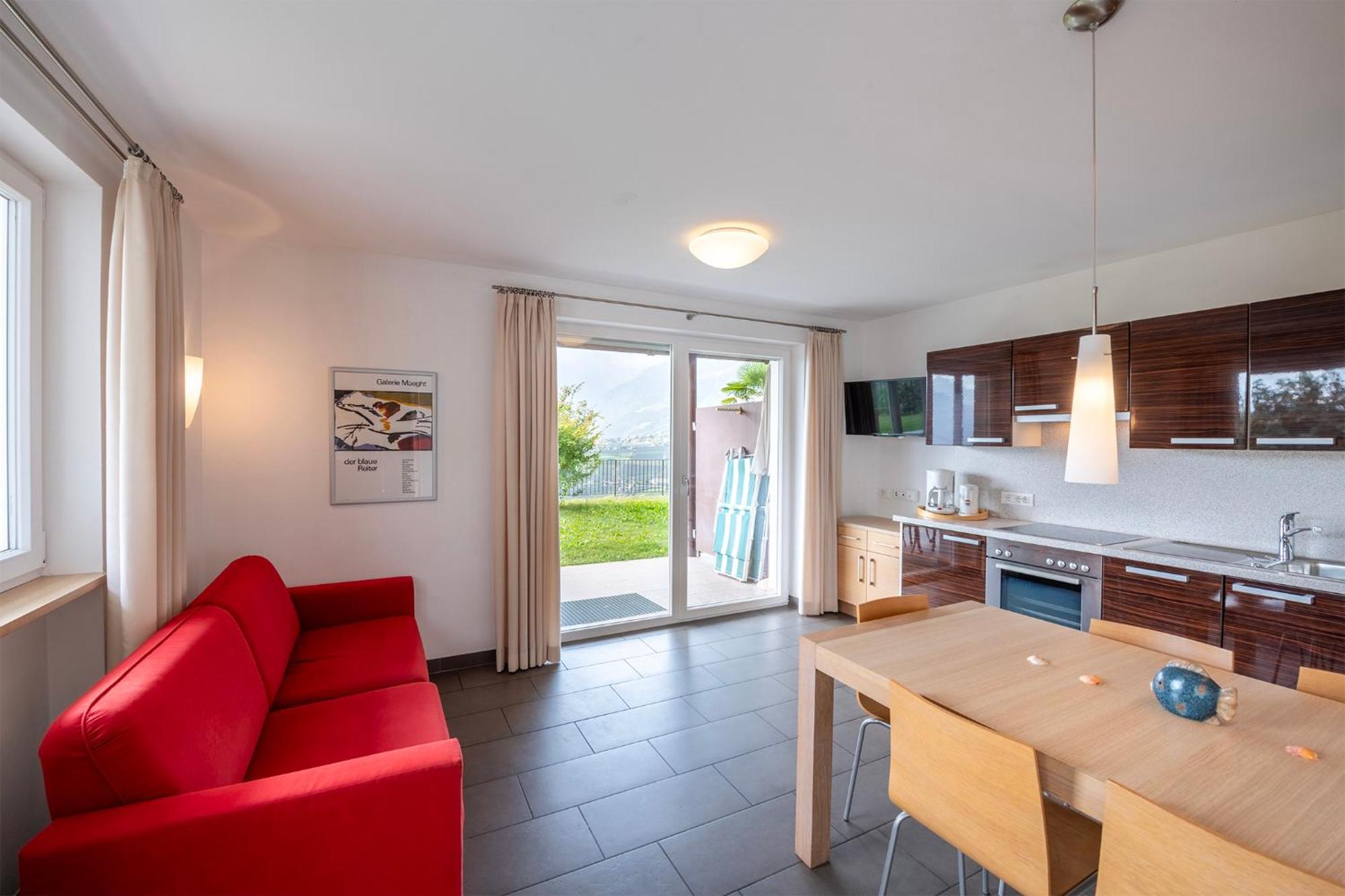 Aparthotel Der Blaue Reiter Schenna Exteriér fotografie